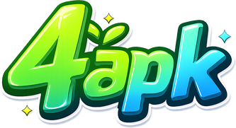 4 apk নীল সবুজ লোগো